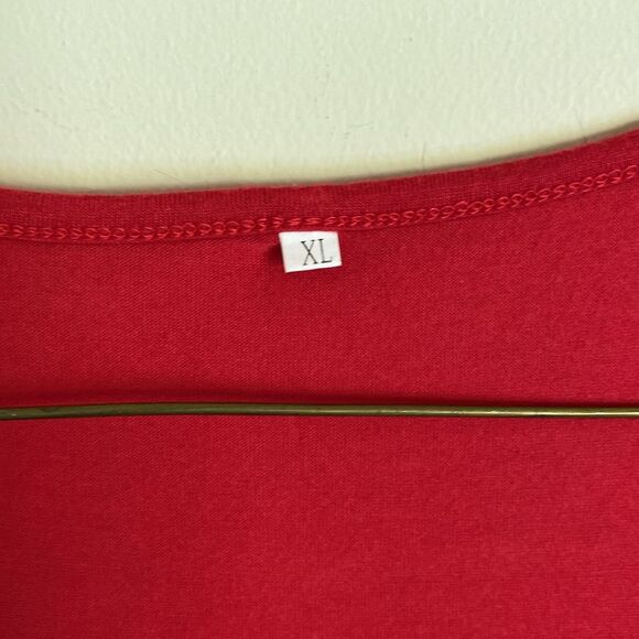 XL Red, White, and Black striped tank - Picture 2 of 4